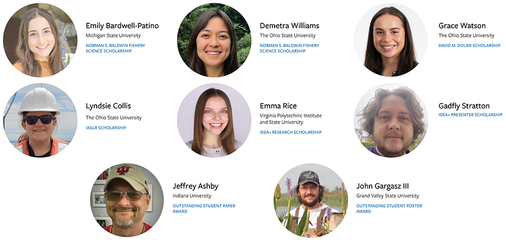 Photos of student award winners