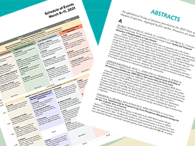 Download the SOLO 21 schedule and abstract details